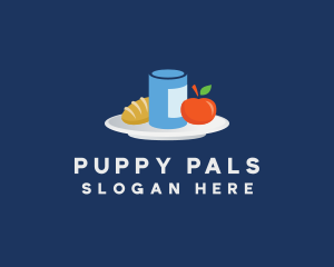 Meal Food Plate Grocery logo design