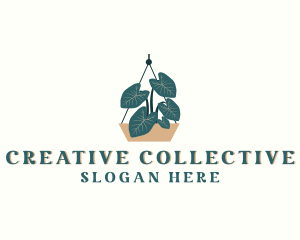 Hanging Indoor Plant Pot logo design