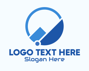 Communication - Blue Tech Mountain logo design