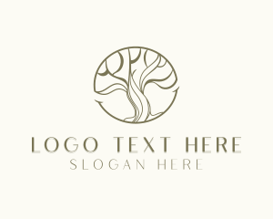 Therapy - Tree Environment Wellness logo design