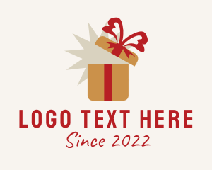 Present - Christmas Gift Boutique logo design