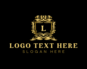 Ornate - Elegant Decorative Shield logo design