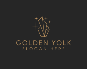 Golden Precious Gem logo design