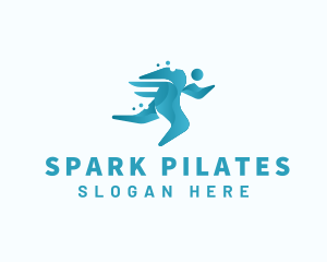 Running Athlete Training Logo