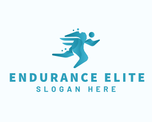 Running Athlete Training logo design