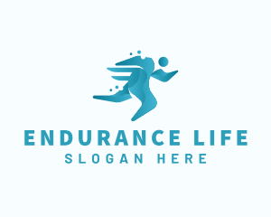 Endurance - Running Athlete Training logo design