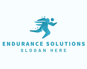 Endurance - Running Athlete Training logo design