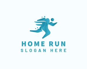 Running Athlete Training logo design