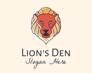 Lion - Lion Croissant Bakery logo design