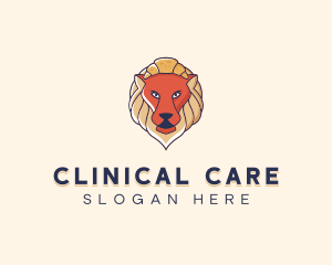 Lion Croissant Bakery logo design