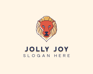 Lion Croissant Bakery logo design