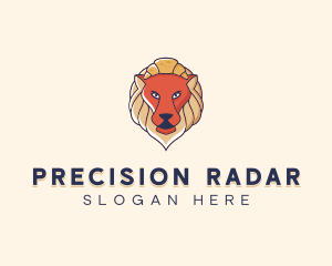 Lion Croissant Bakery logo design