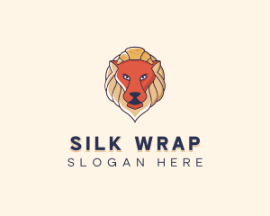 Lion Croissant Bakery logo design