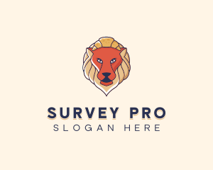 Lion Croissant Bakery logo design