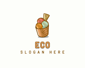 Baked Goods - Gelato Ice Cream Dessert logo design