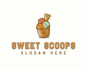 Gelato - Gelato Ice Cream Dessert logo design