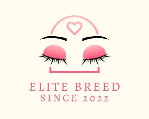 Beauty Eyebrow Lash Extensions logo design