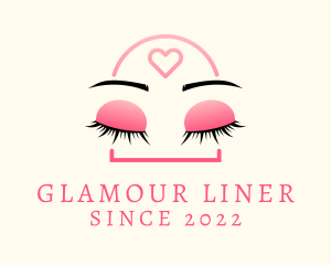 Eyeliner - Beauty Eyebrow Lash Extensions logo design