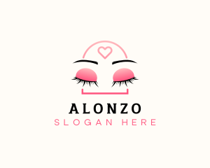 Beauty Eyebrow Lash Extensions logo design