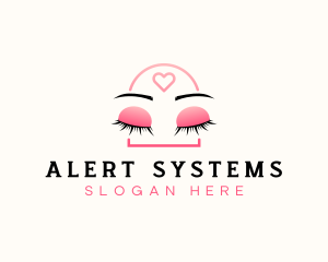 Beauty Eyebrow Lash Extensions logo design