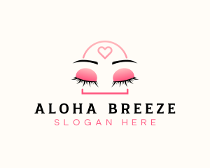 Beauty Eyebrow Lash Extensions logo design