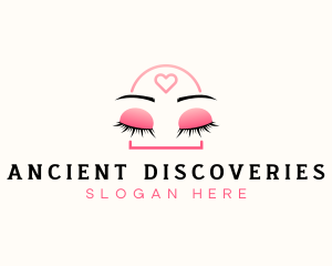 Beauty Eyebrow Lash Extensions logo design