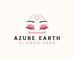 Beauty Eyebrow Lash Extensions logo design