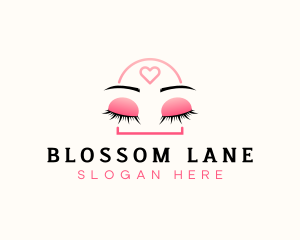 Beauty Eyebrow Lash Extensions logo design