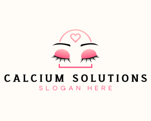 Beauty Eyebrow Lash Extensions logo design