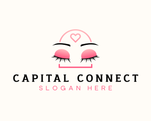 Beauty Eyebrow Lash Extensions logo design