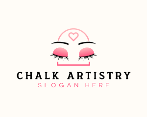 Beauty Eyebrow Lash Extensions logo design