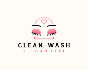 Beauty Eyebrow Lash Extensions logo design