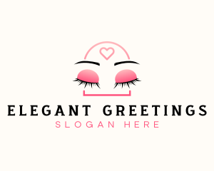 Beauty Eyebrow Lash Extensions logo design