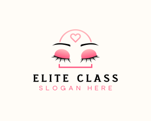 Beauty Eyebrow Lash Extensions logo design