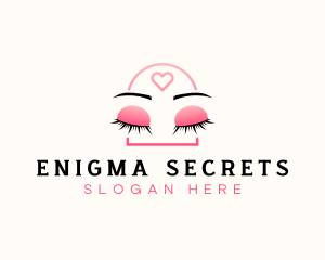 Beauty Eyebrow Lash Extensions logo design