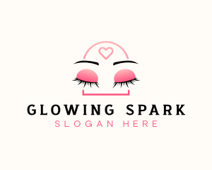 Beauty Eyebrow Lash Extensions logo design