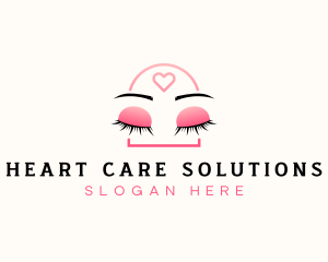 Beauty Eyebrow Lash Extensions logo design