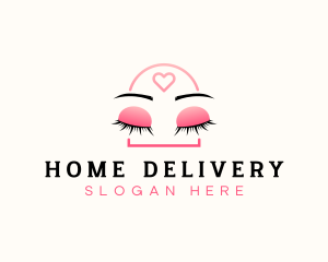 Beauty Eyebrow Lash Extensions logo design