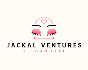 Beauty Eyebrow Lash Extensions logo design