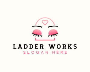 Beauty Eyebrow Lash Extensions logo design