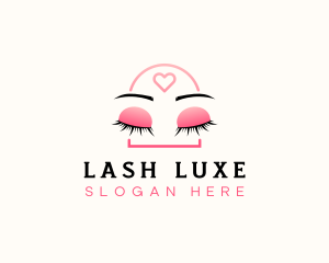 Beauty Eyebrow Lash Extensions logo design