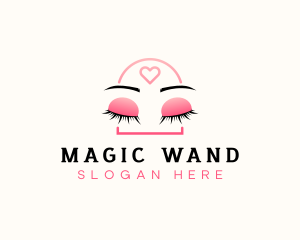 Beauty Eyebrow Lash Extensions logo design