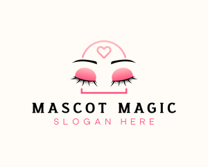 Beauty Eyebrow Lash Extensions logo design