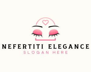 Beauty Eyebrow Lash Extensions logo design