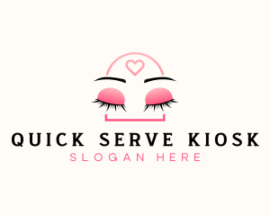 Beauty Eyebrow Lash Extensions logo design