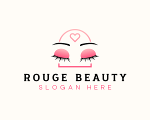 Beauty Eyebrow Lash Extensions logo design