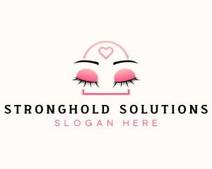 Beauty Eyebrow Lash Extensions logo design