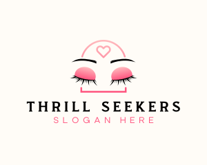 Beauty Eyebrow Lash Extensions logo design