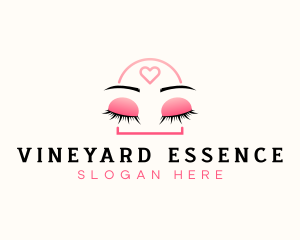 Beauty Eyebrow Lash Extensions logo design