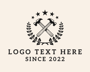 Tradesman - Vintage Hammer Renovation logo design